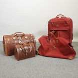 An American West Heritage collection tooled leather holdall, 50cm,