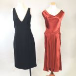 An Amanda Wakeley black sleeveless dress,