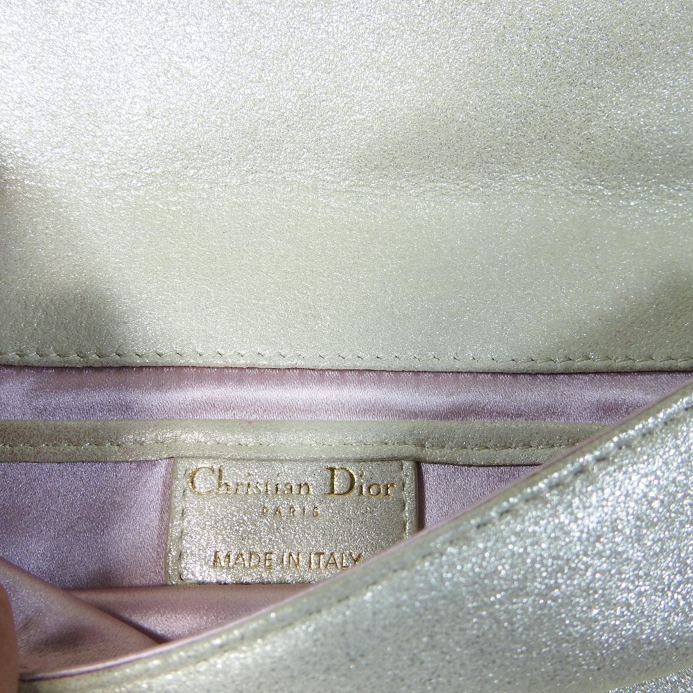*Withdrawn* A Prada black leather clutch bag, 21cm, together with a Christian Dior cream clutch bag, - Image 17 of 34