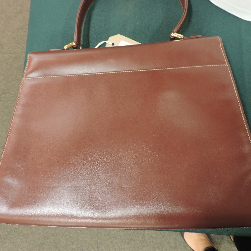 A Must de Cartier brown leather handbag, - Image 14 of 23