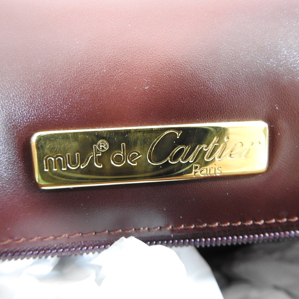 A Must de Cartier brown leather handbag, - Image 5 of 23