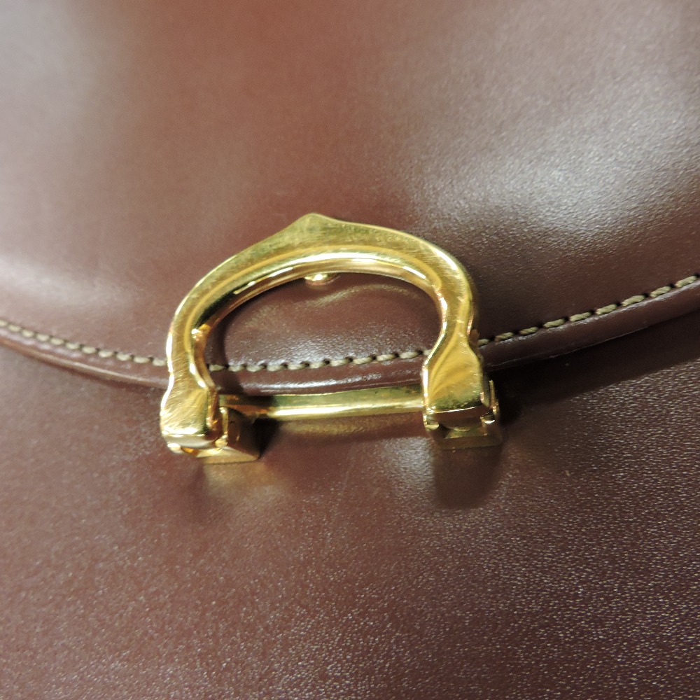 A Must de Cartier brown leather handbag, - Image 12 of 23