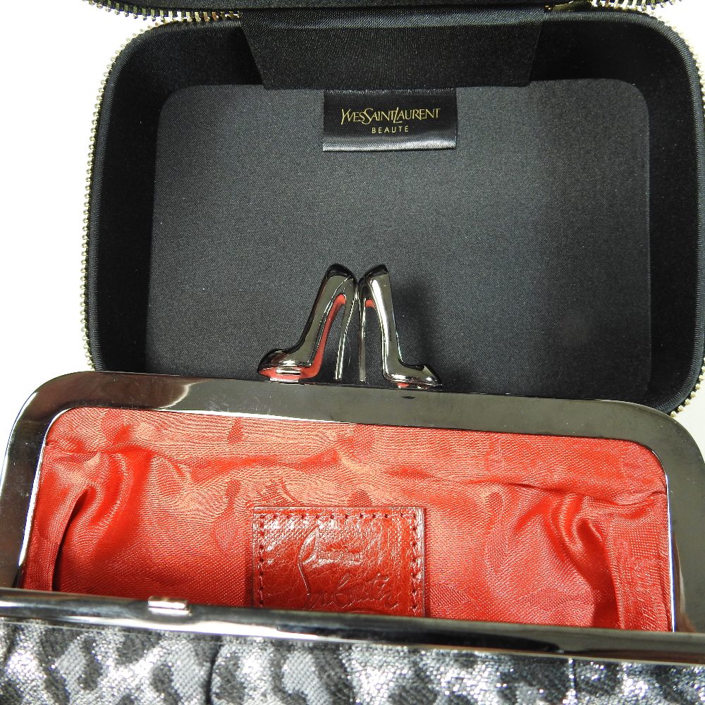 *Withdrawn* A Prada black leather clutch bag, 21cm, together with a Christian Dior cream clutch bag, - Image 23 of 34