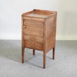 A 19th century mahogany pot cupboard,