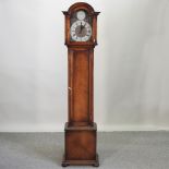 A 1920's oak cased longcase clock,