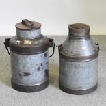 A vintage style milk churn, 47cm high,