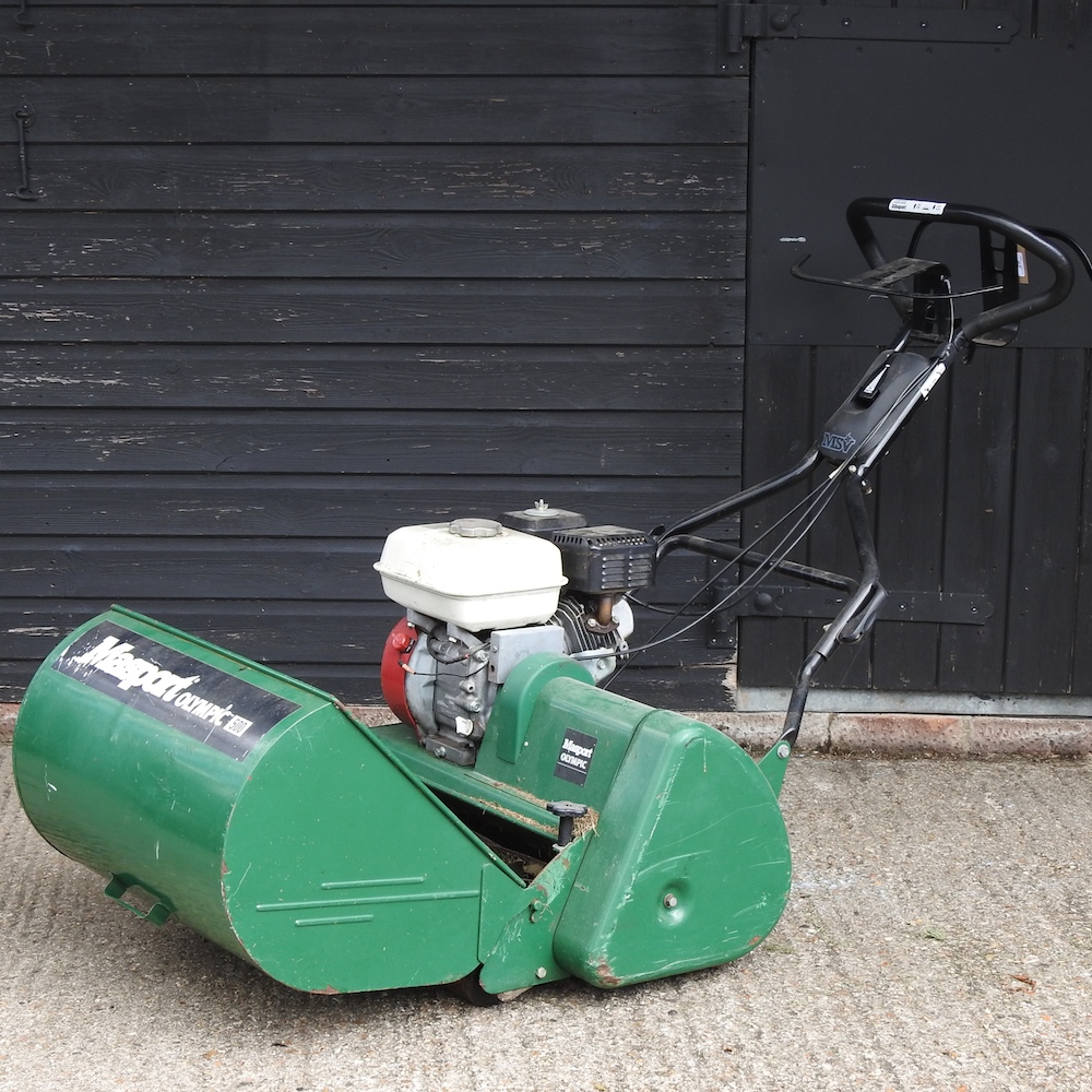 A Massport petrol lawnmower