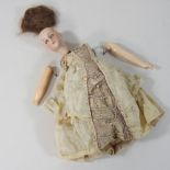 An Armand Marseilles bisque head doll, in sections,