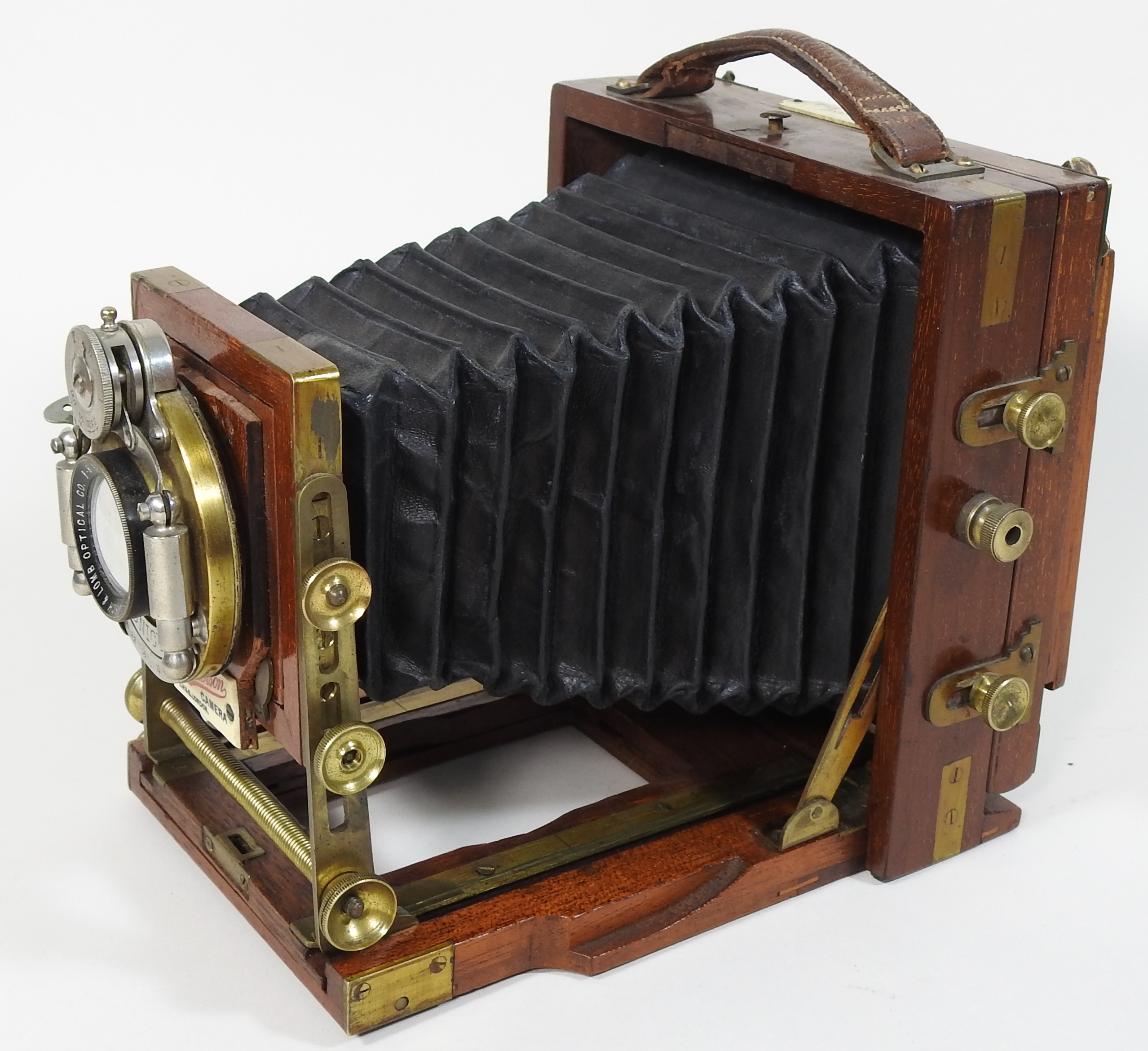 An early 20th century Sanderson Unicum BB Instantograph patent plate camera body, 1902, - Image 6 of 37