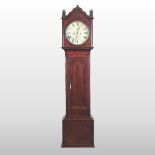 A late George III Scottish mahogany cased longcase clock, the painted dial signed John Todd,