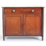 A Regency mahogany and boxwood strung chiffonier,