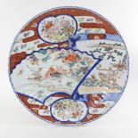 A large Imari charger,