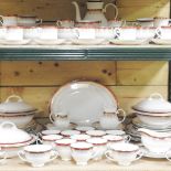 A Royal Grafton Majestic pattern part tea and dinner service