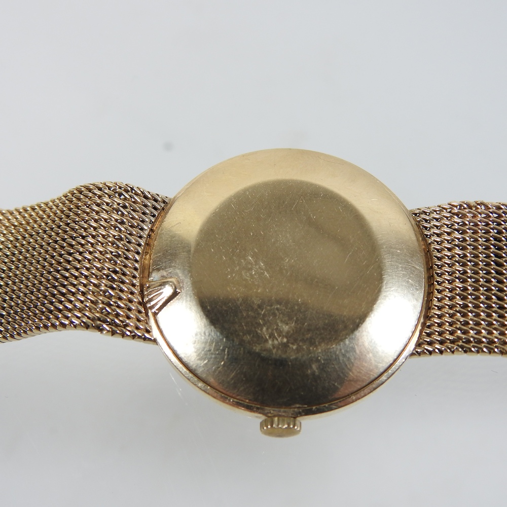 A vintage 9 carat gold cased Rolex Precision gentleman's wristwatch, circa 1959, - Image 12 of 13