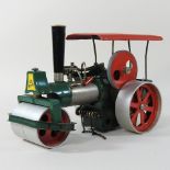 A Wilenco Old Smokey model traction engine,