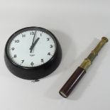 A bakelite cased dial clock,