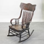 An American style rocking chair