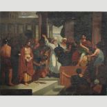 Continental School, 19th century, The betrayal of Christ, oil on canvas, 58 x 73cm,