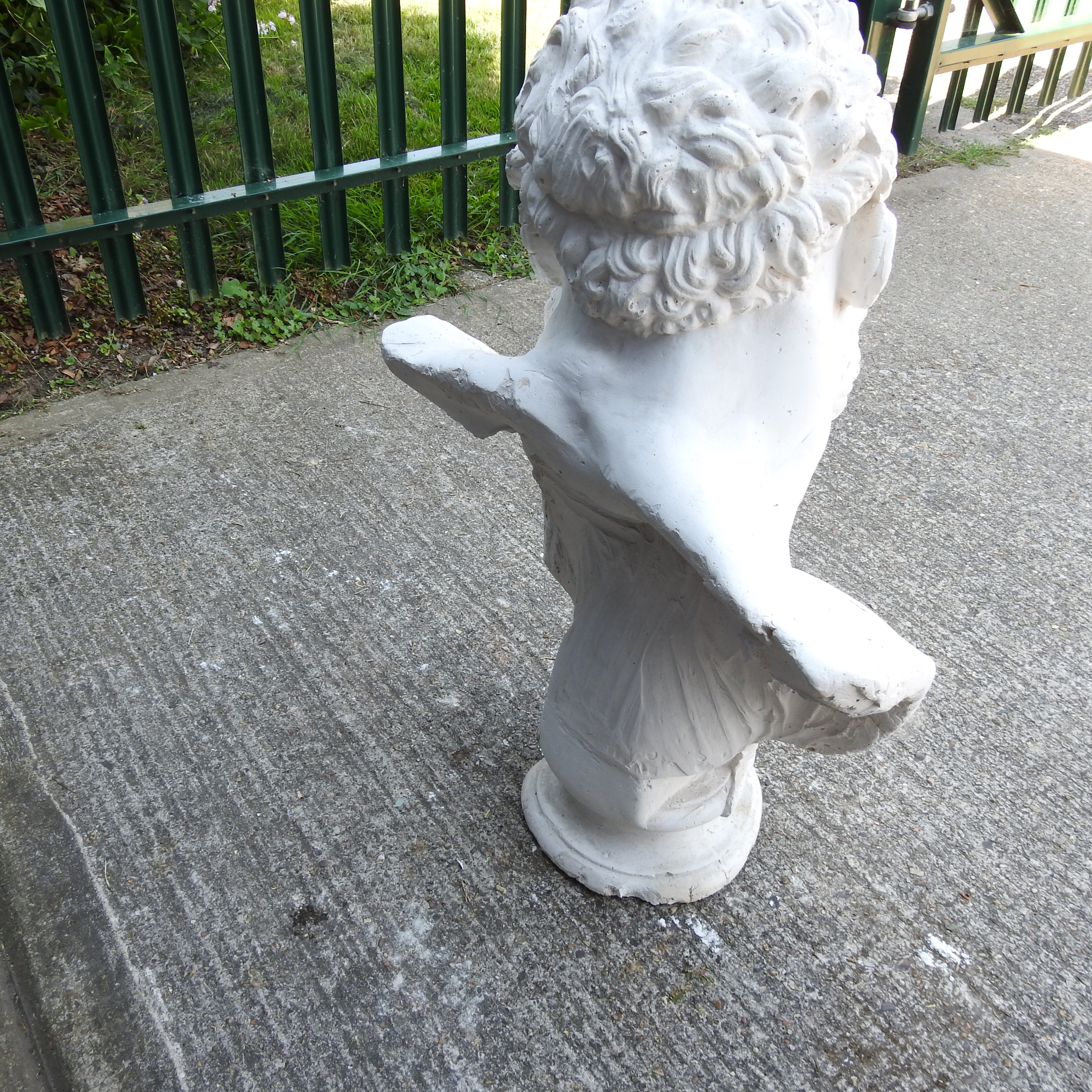 An early 20th century studio cast bust of a classical figure, - Image 6 of 9