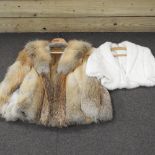 A vintage fur coat,