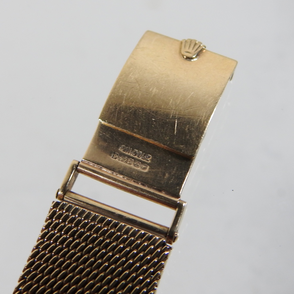 A vintage 9 carat gold cased Rolex Precision gentleman's wristwatch, circa 1959, - Image 3 of 13