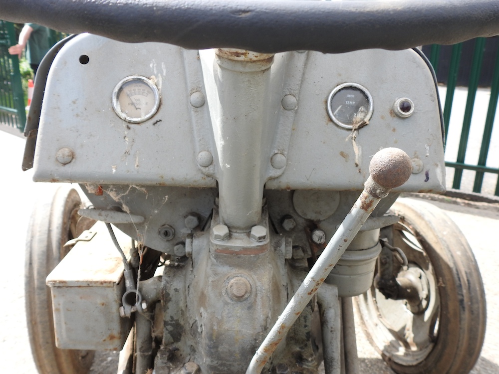 A barn find grey Ferguson TE20 tractor, circa 1949, registration TSV 837. No documents. - Image 16 of 36