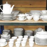 A Noritake 'Esteem' pattern part tea and dinner service, to include serving dishes,