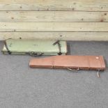 A vintage Reilly & Co gun case, 83cm,