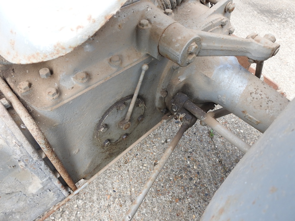 A barn find grey Ferguson TE20 tractor, circa 1949, registration TSV 837. No documents. - Image 26 of 36