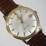 A 1960's gold plated Omega Seamaster automatic gentleman's wristwatch,