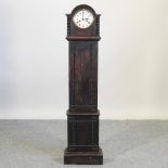 A 1920's oak cased granddaughter clock,