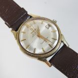 A 1960's gold plated Omega Constellation automatic chronometer wristwatch,