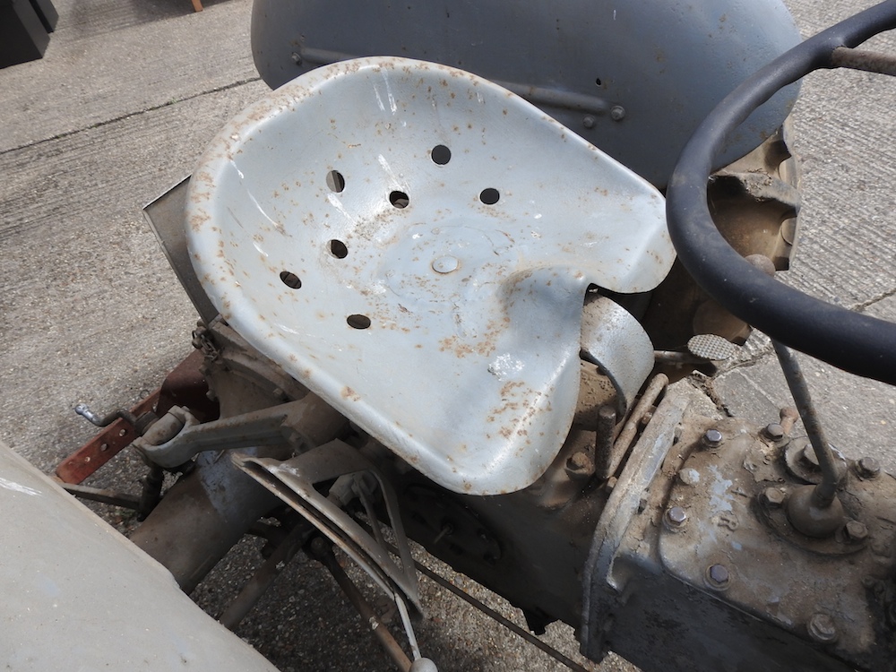 A barn find grey Ferguson TE20 tractor, circa 1949, registration TSV 837. No documents. - Image 35 of 36