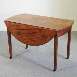 An 18th century mahogany pembroke table,