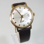 A 1970's Longines Ultra-Chron gold plated gentleman's automatic wristwatch,