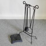 A cast iron trivet by Le Creuset, 24cm,