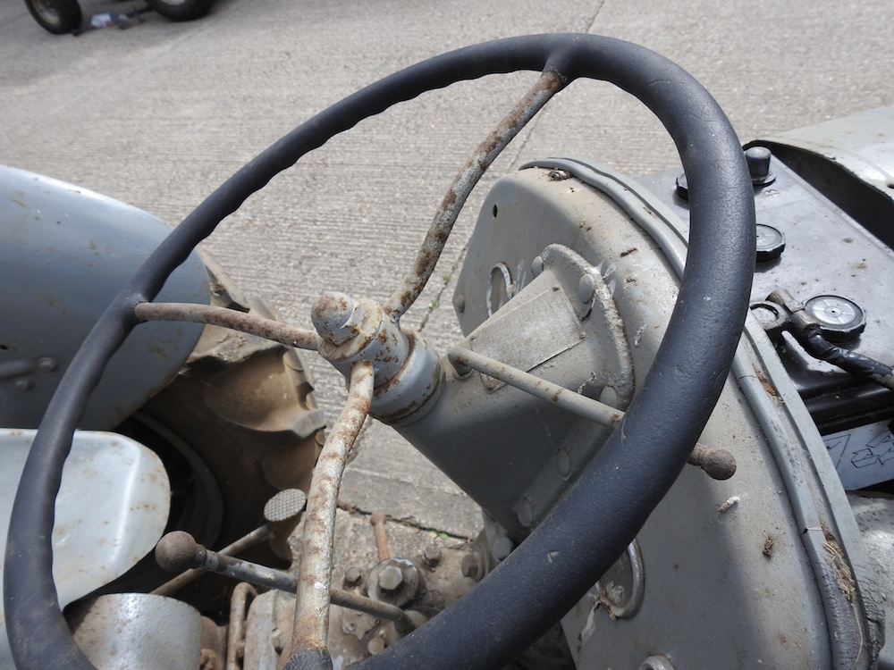 A barn find grey Ferguson TE20 tractor, circa 1949, registration TSV 837. No documents. - Image 36 of 36