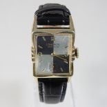 A 1940's vintage Longines Wittnauer 10 carat gold filled gentleman's wristwatch,