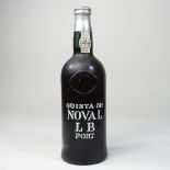 A bottle of Quinta do Noval LB port,