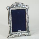 A modern silver photograph frame,