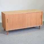 A modern Danish light oak sideboard, by Hundevad,