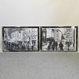 T Crawford, contemporary, Soho, London, mixed media, 60 x 89cm,