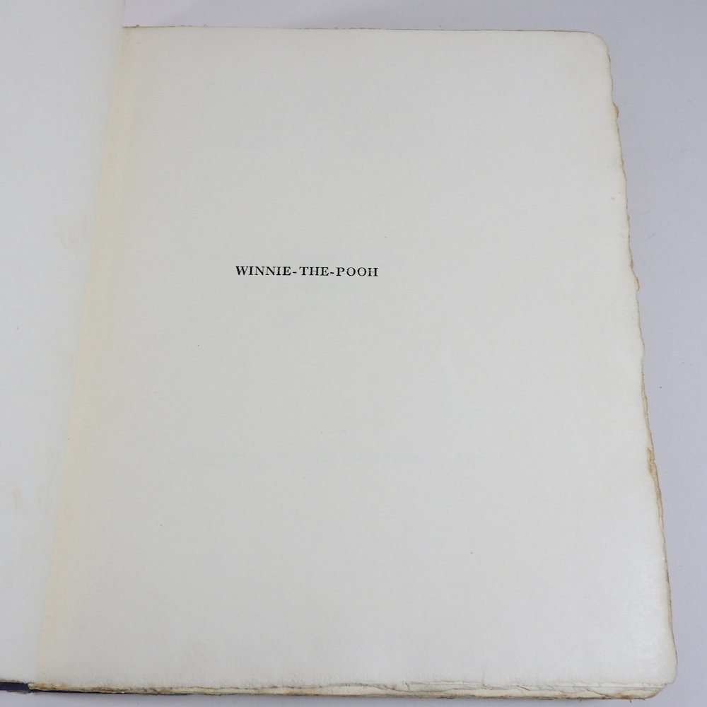 A first edition of Winnie The Pooh by A A Milne, with decorations by Ernest H Shepard, - Image 5 of 10