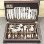 An Arthur Price 58 piece canteen of plated cutlery