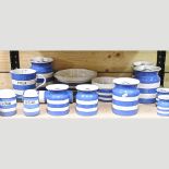 A collection of early 20th century Cornish ware pottery, to include T G Green,