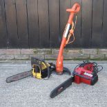 A Power Devil electric chainsaw,