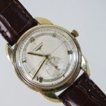 A 1960's Longines 14 carat gold cased gentleman's automatic wristwatch,