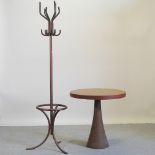 A modern circular side table, 76cm,