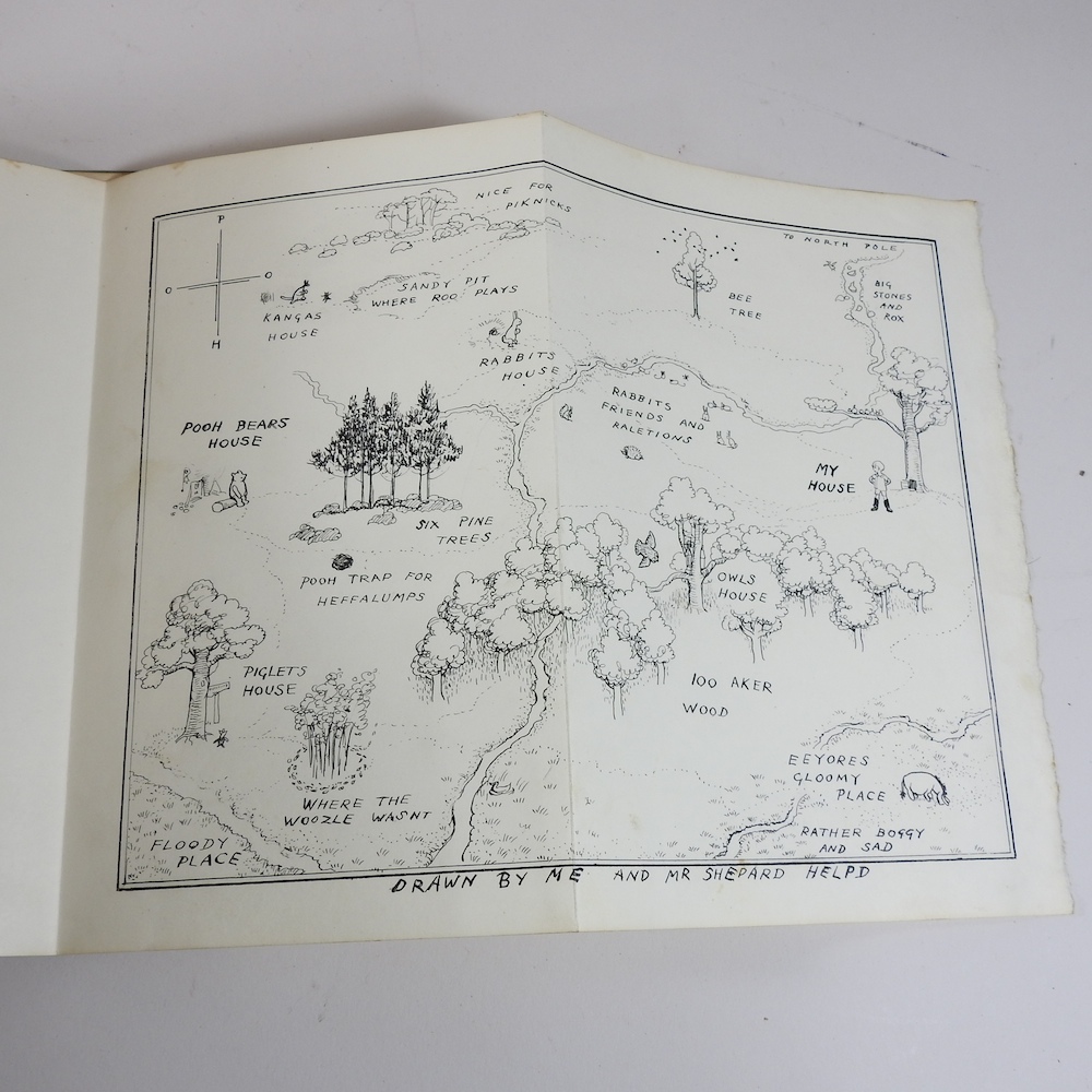 A first edition of Winnie The Pooh by A A Milne, with decorations by Ernest H Shepard, - Image 4 of 10