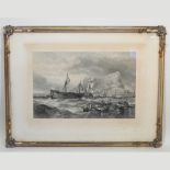 After Clarkson Stanfield RA, 1793-1867, seascape, print,